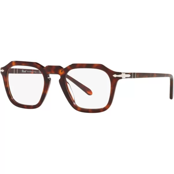 Persol PO3292V Square Prescription Eyewear FramesHavanaDemo Lens