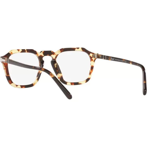 Persol PO3292V Square Prescription Eyewear FramesTabacco VirginiaDemo Lens