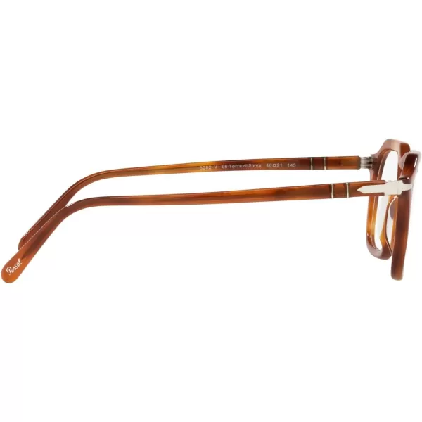 Persol PO3292V Square Prescription Eyewear FramesTerra Di SienaDemo Lens