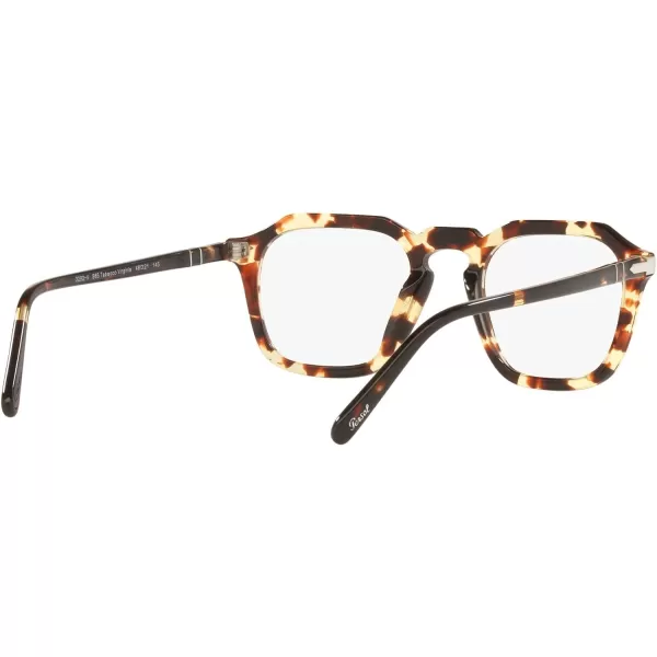 Persol PO3292V Square Prescription Eyewear FramesTobacco VirginiaDemo Lens