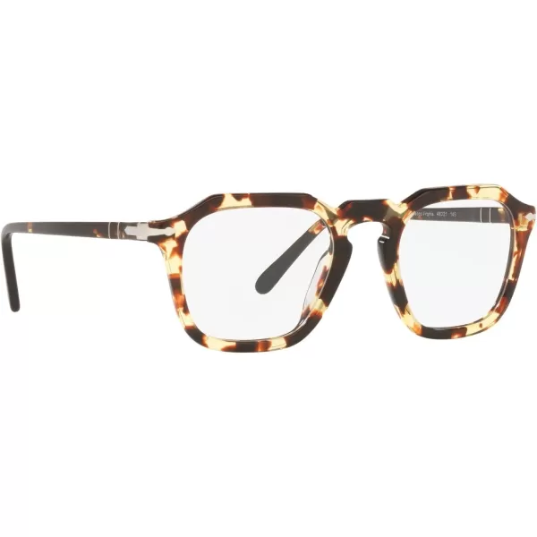 Persol PO3292V Square Prescription Eyewear FramesTobacco VirginiaDemo Lens