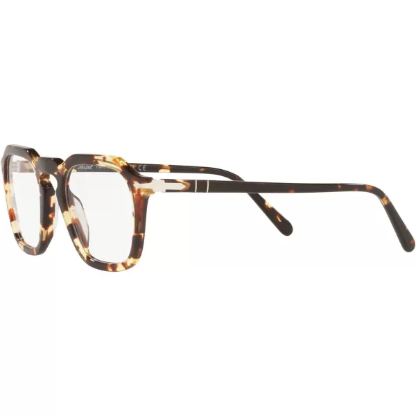 Persol PO3292V Square Prescription Eyewear FramesTobacco VirginiaDemo Lens