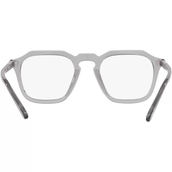 Persol PO3292V Square Prescription Eyewear FramesTransparent GreyDemo Lens