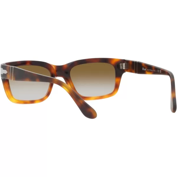 Persol PO3301S Rectangular SunglassesBrownLight BrownBrown Gradient