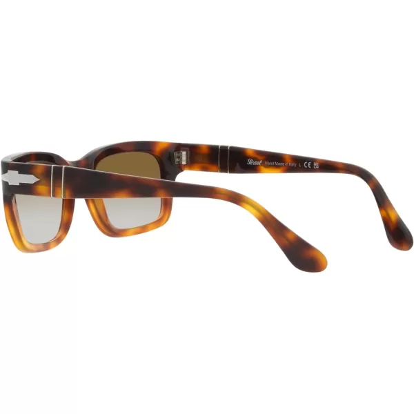 Persol PO3301S Rectangular SunglassesBrownLight BrownBrown Gradient