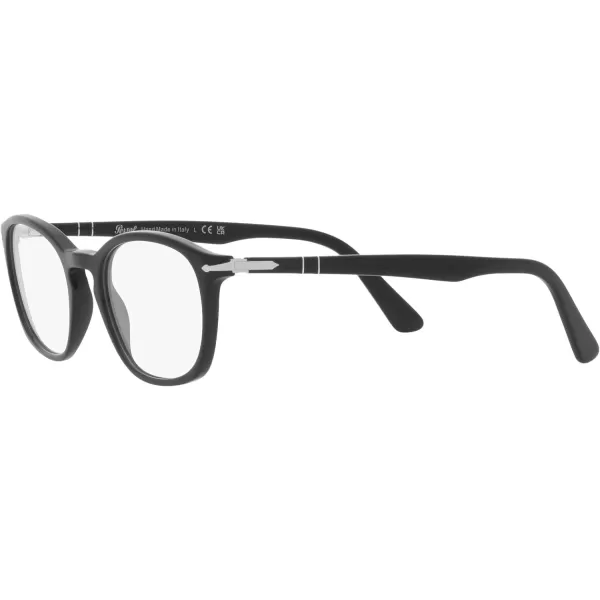 Persol PO3303V Square Prescription Eyewear FramesBlackDemo Lens