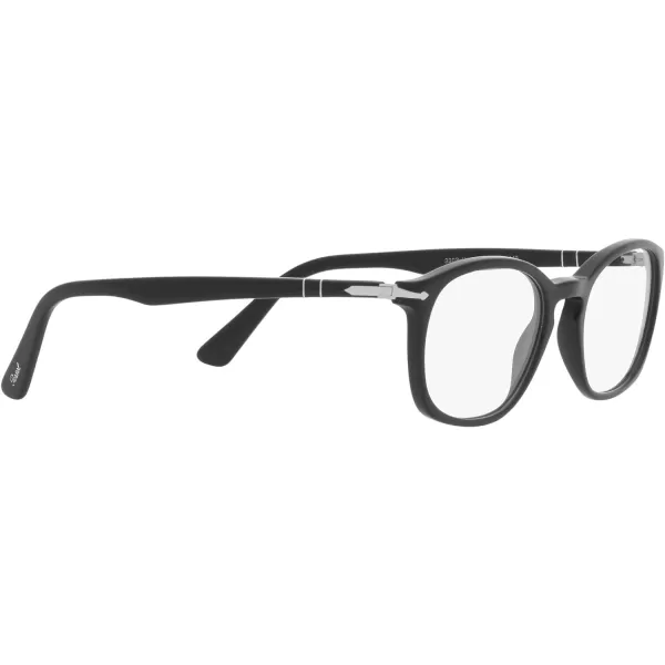 Persol PO3303V Square Prescription Eyewear FramesBlackDemo Lens