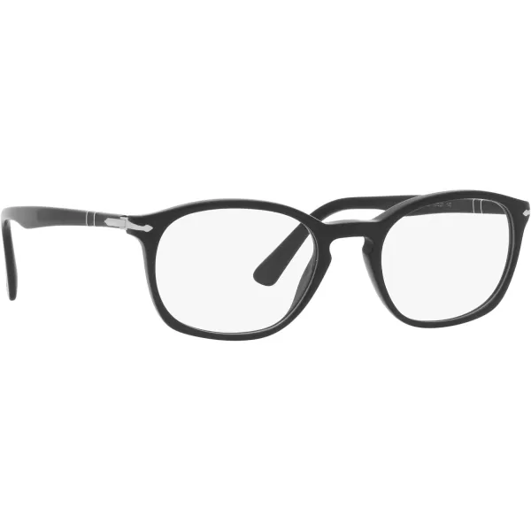 Persol PO3303V Square Prescription Eyewear FramesBlackDemo Lens