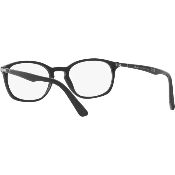 Persol PO3303V Square Prescription Eyewear FramesBlackDemo Lens