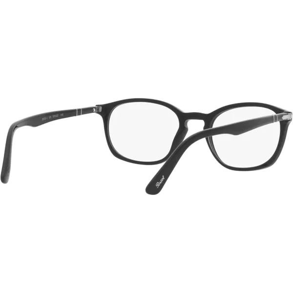 Persol PO3303V Square Prescription Eyewear FramesBlackDemo Lens