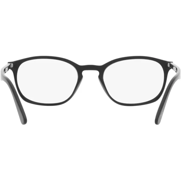 Persol PO3303V Square Prescription Eyewear FramesBlackDemo Lens