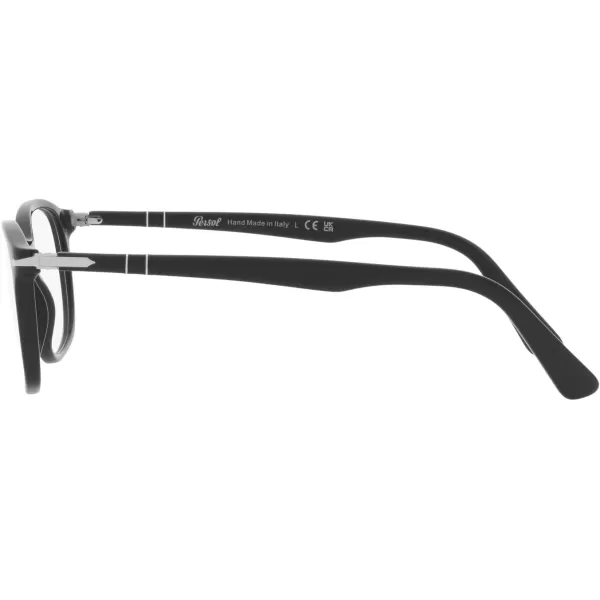 Persol PO3303V Square Prescription Eyewear FramesBlackDemo Lens