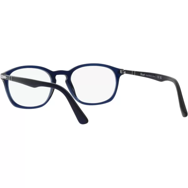 Persol PO3303V Square Prescription Eyewear FramesBlueDemo Lens