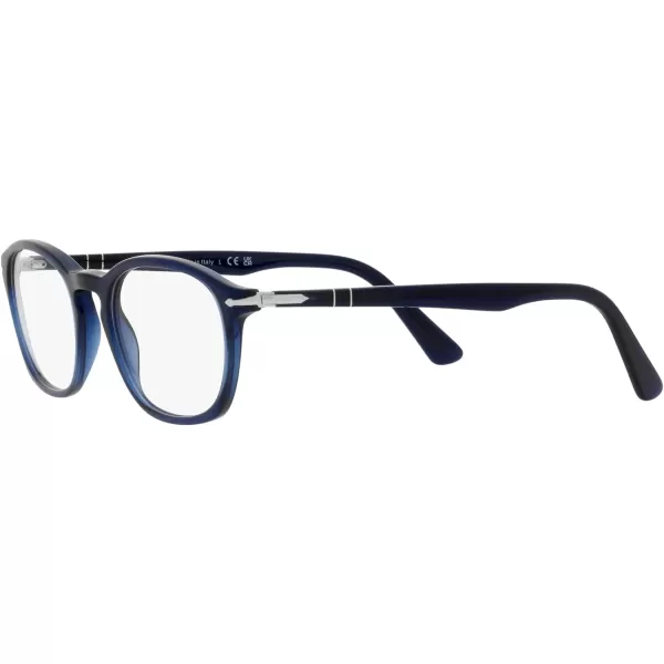 Persol PO3303V Square Prescription Eyewear FramesBlueDemo Lens