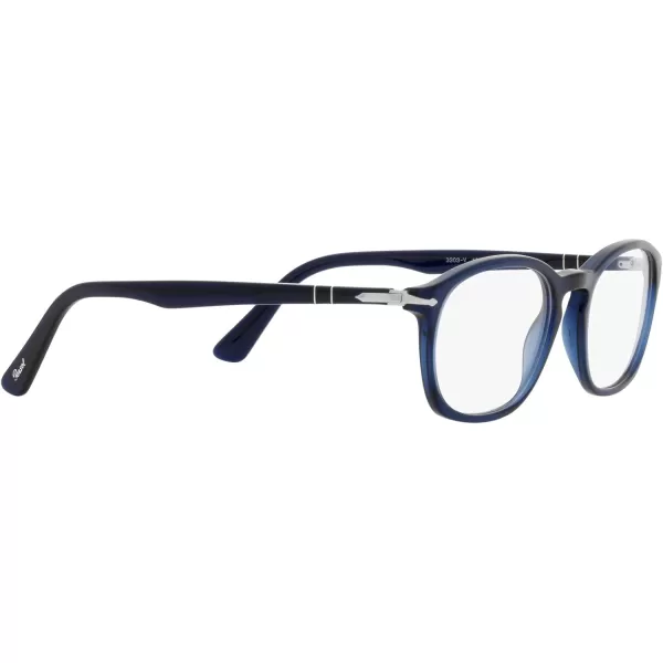 Persol PO3303V Square Prescription Eyewear FramesBlueDemo Lens