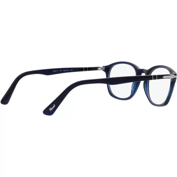 Persol PO3303V Square Prescription Eyewear FramesBlueDemo Lens