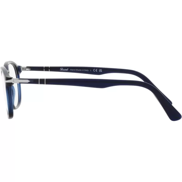 Persol PO3303V Square Prescription Eyewear FramesBlueDemo Lens