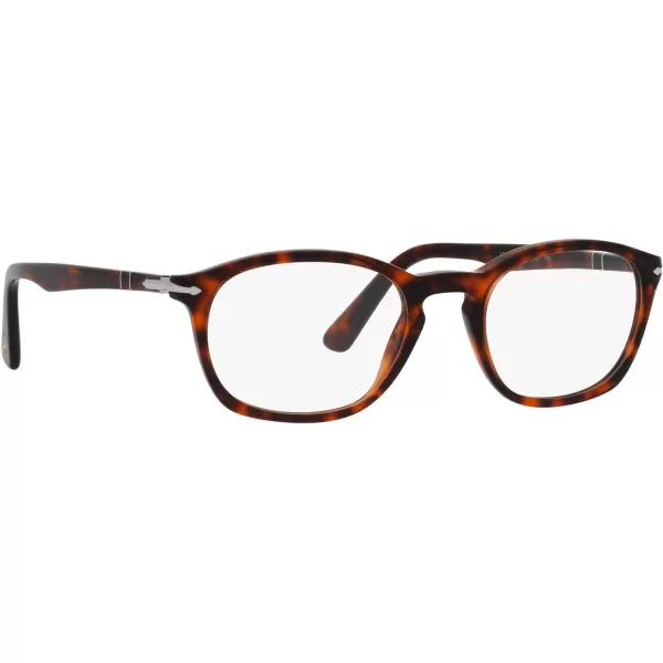 Persol PO3303V Square Prescription Eyewear FramesHavanaDemo Lens