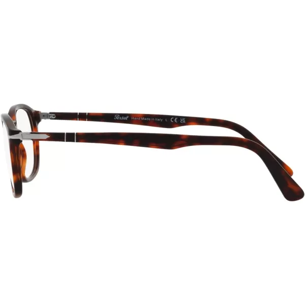 Persol PO3303V Square Prescription Eyewear FramesHavanaDemo Lens