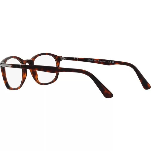 Persol PO3303V Square Prescription Eyewear FramesHavanaDemo Lens