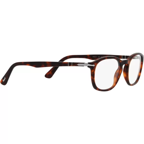 Persol PO3303V Square Prescription Eyewear FramesHavanaDemo Lens