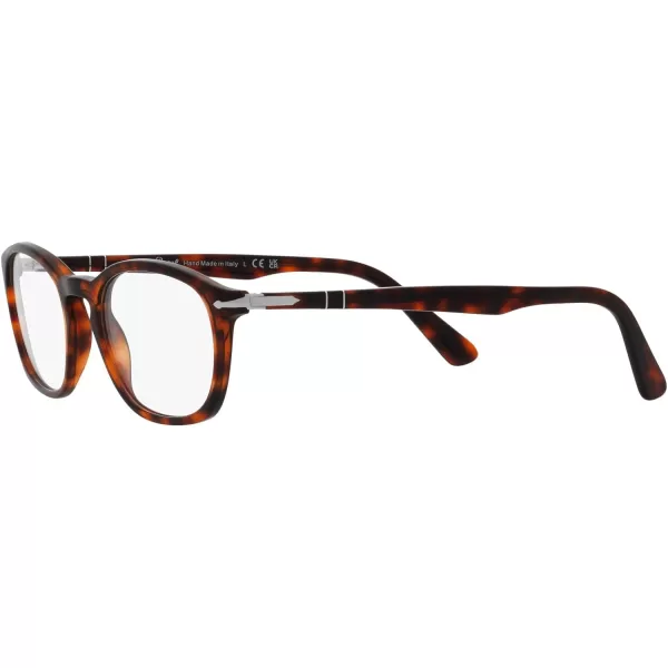 Persol PO3303V Square Prescription Eyewear FramesHavanaDemo Lens