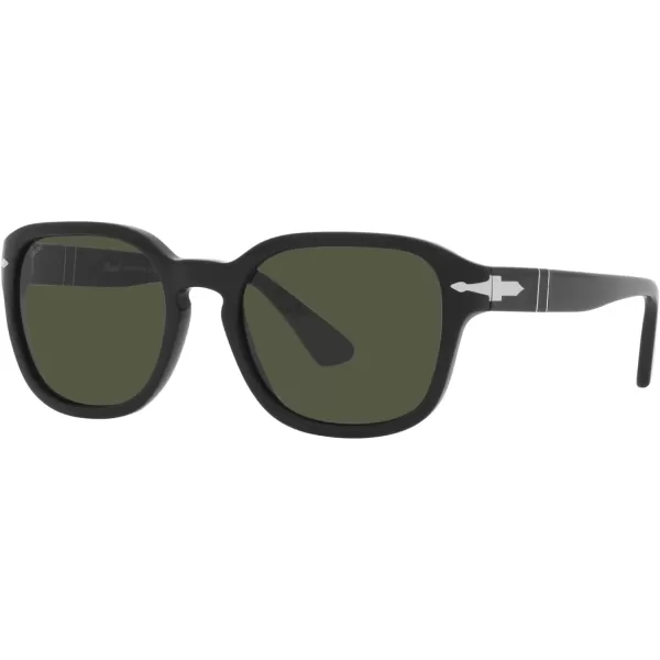 Persol PO3305S Square SunglassesBlackGreen