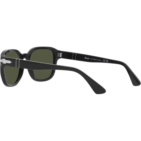 Persol PO3305S Square SunglassesBlackGreen