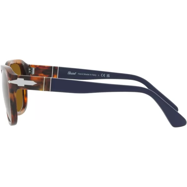 Persol PO3305S Square SunglassesBrown TortoiseBrown