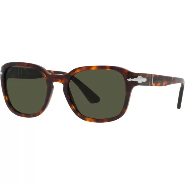 Persol PO3305S Square SunglassesHavanaGreen