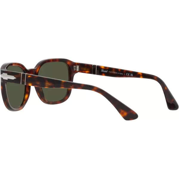 Persol PO3305S Square SunglassesHavanaGreen