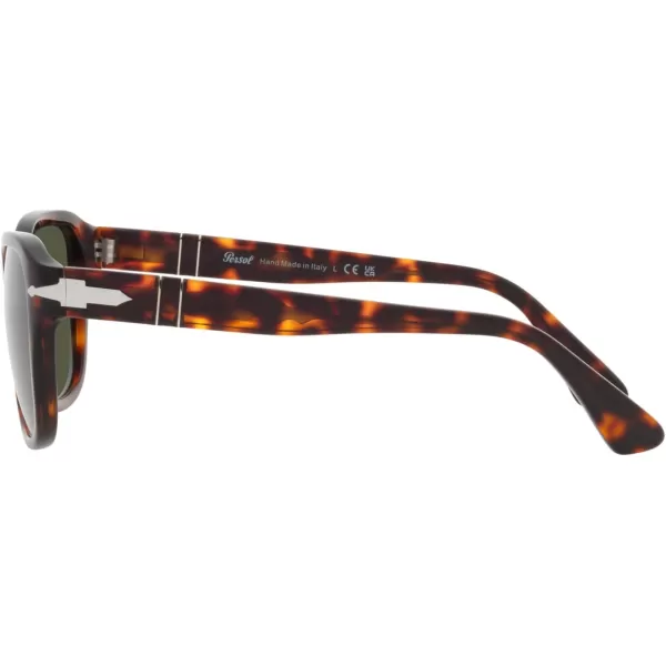 Persol PO3305S Square SunglassesHavanaGreen