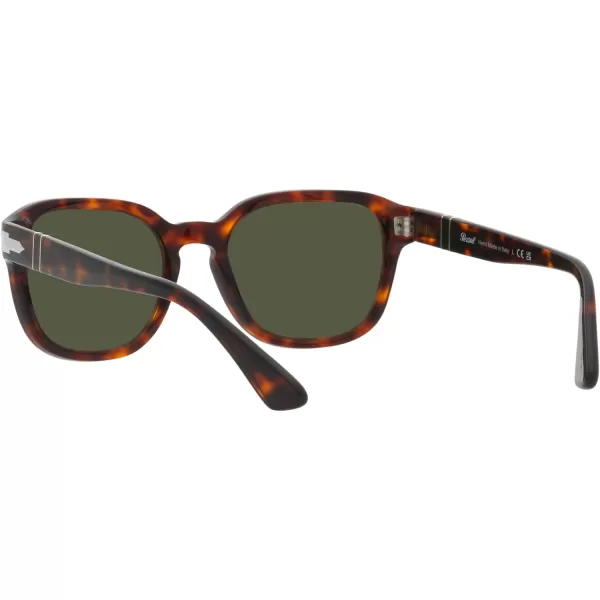 Persol PO3305S Square SunglassesHavanaGreen