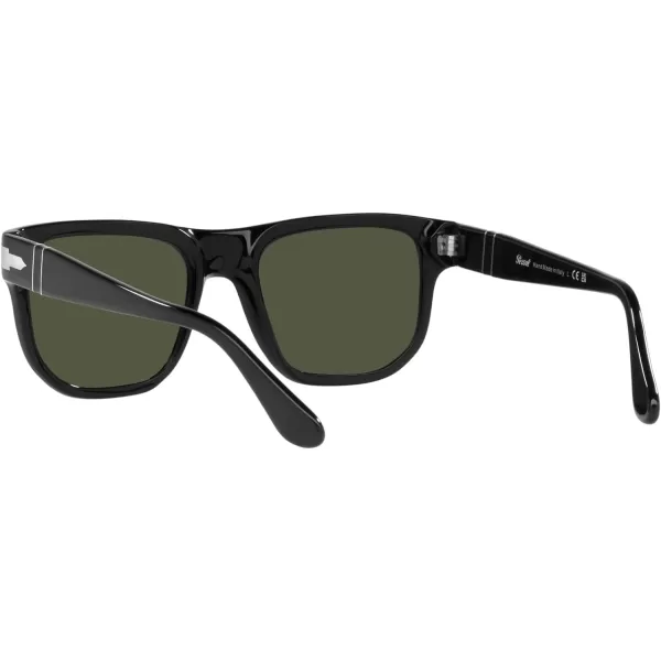 Persol PO3306S Square SunglassesBlackGreen