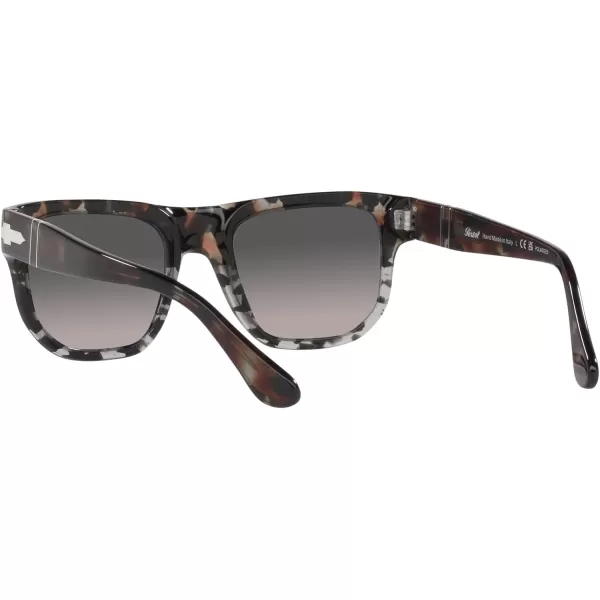 Persol PO3306S Square SunglassesBrown and Grey TortoiseGrey Gradient Polarized