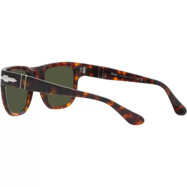 Persol PO3306S Square SunglassesHavanaGreen