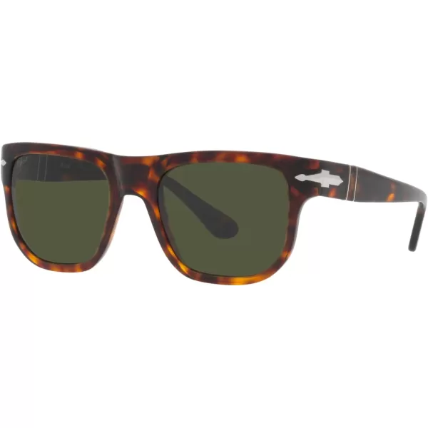 Persol PO3306S Square SunglassesHavanaGreen