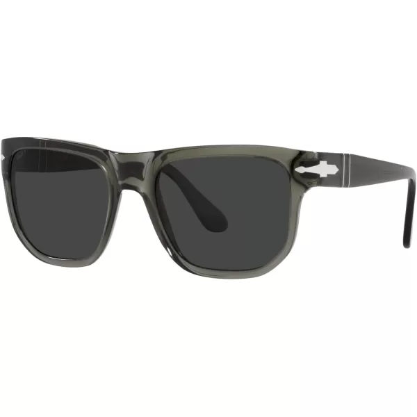 Persol PO3306S Square SunglassesOpal SmokeDark Grey Polarized