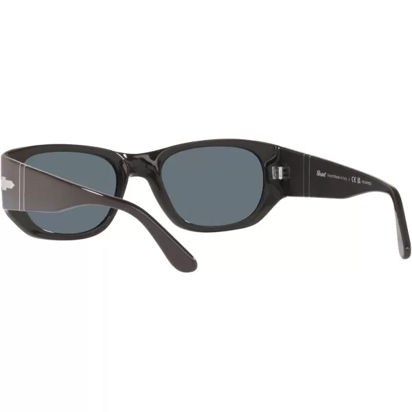 Persol PO3307S Rectangular SunglassesBrownDark Blue Polarized