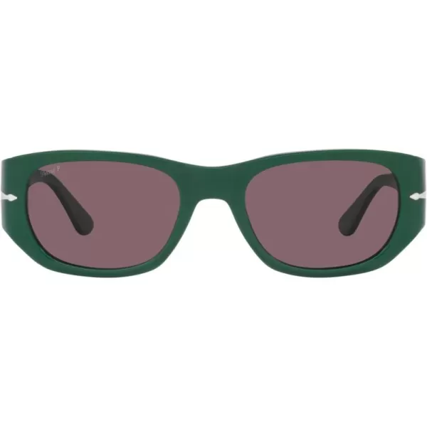 Persol PO3307S Rectangular SunglassesGreenBlack Polarized