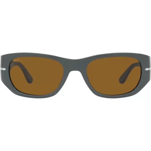 Persol PO3307S Rectangular SunglassesGreyBrown