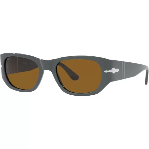 Persol PO3307S Rectangular SunglassesGreyBrown