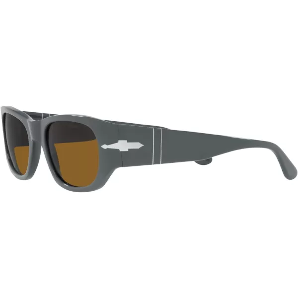 Persol PO3307S Rectangular SunglassesGreyBrown