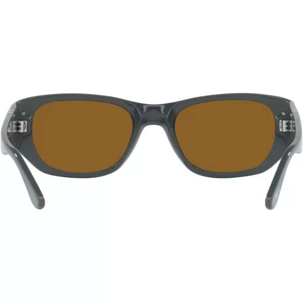 Persol PO3307S Rectangular SunglassesGreyBrown