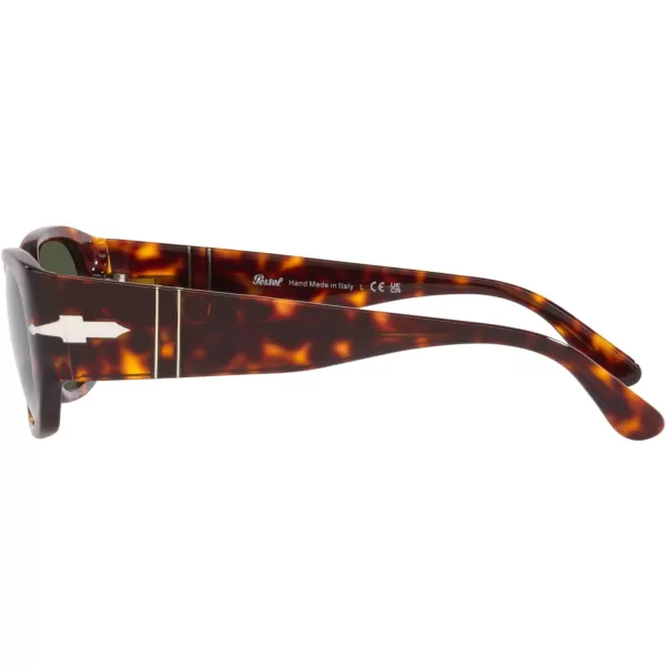 Persol PO3307S Rectangular SunglassesHavanaGreen