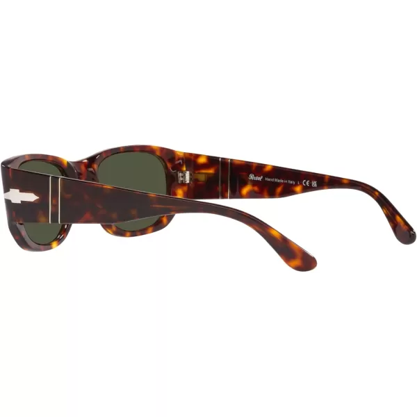 Persol PO3307S Rectangular SunglassesHavanaGreen