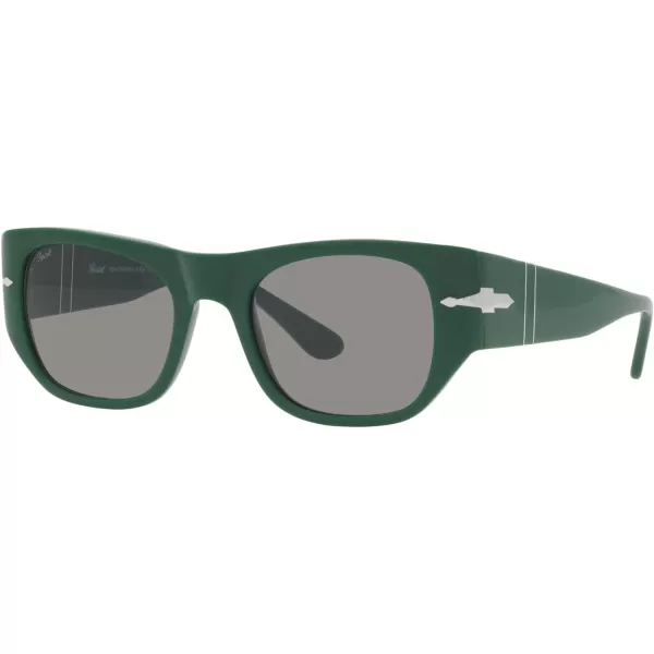 Persol PO3308S Rectangular SunglassesGreenGrey