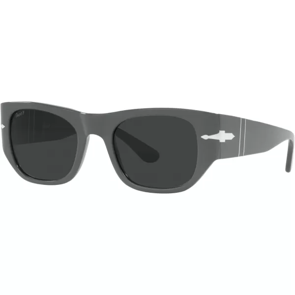 Persol PO3308S Rectangular SunglassesGreyBlack Polarized