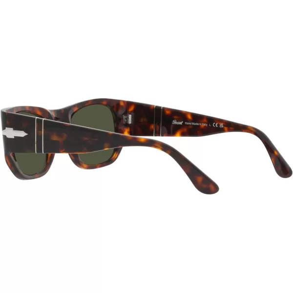 Persol PO3308S Rectangular SunglassesHavanaGreen