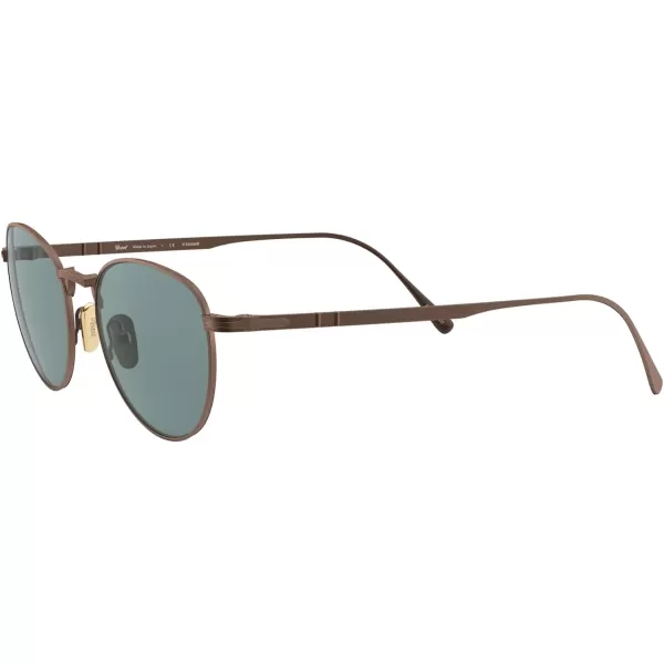 Persol PO5002ST Round SunglassesBronzeGreen Polarized